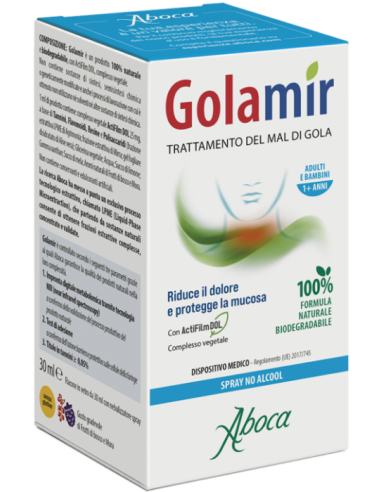 Aboca Golamir Spray No Alcool 30ml