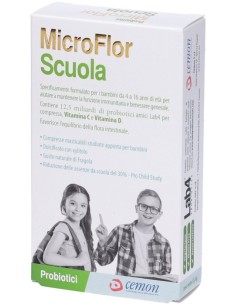 Microflor Scuola 30 Capsule Masticabili