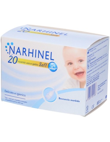 Narhinel Ricariche Usa e Getta Soft 20 Pezzi