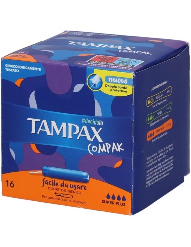 Tampax Compak Super Plus Assorbente Interno 16...