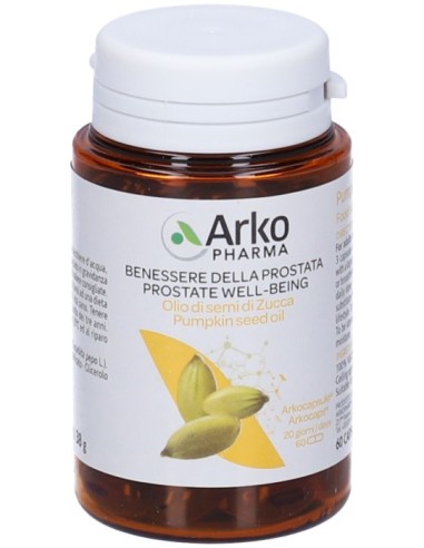 Arkopharma Olio Di Semi Di Zucca 60 Arkocapsule