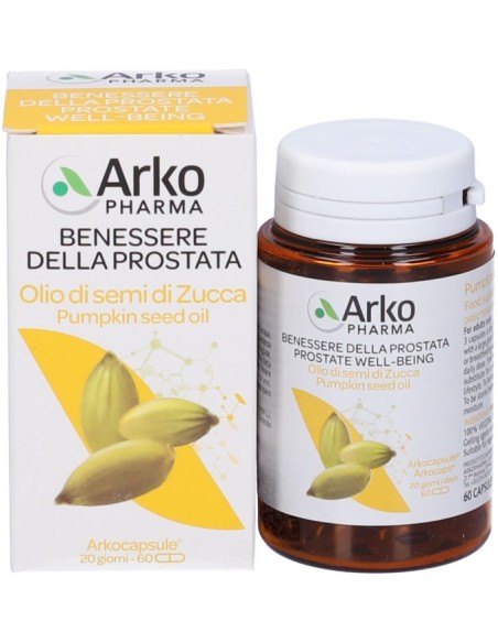 Arkopharma Olio Di Semi Di Zucca 60 Arkocapsule