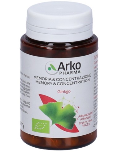 Arkopharma Ginkgo Memoria 45 Capsule