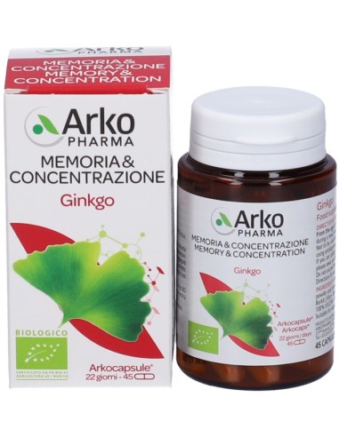 Arkopharma Ginkgo Memoria 45 Capsule