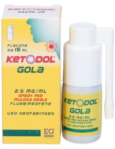 Ketodol Gola Spray Mucosa Orale 2,5mg/ml 15ml