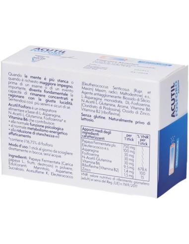 Acutil Fosforo Advance 12 Stick Orosolubili