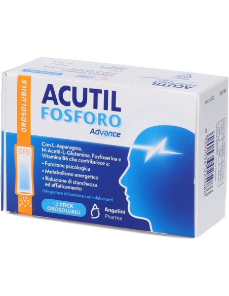 Acutil Fosforo Advance 12 Stick Orosolubili
