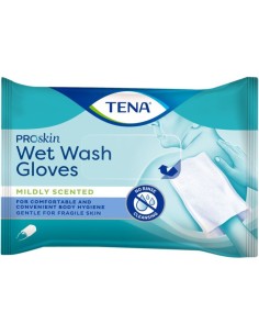 Tena Proskin Wet Wash Glove Guanto Detergente Umidificato...