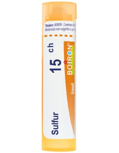 Boiron Sulfur 15Ch Tubo 80 Granuli 4g