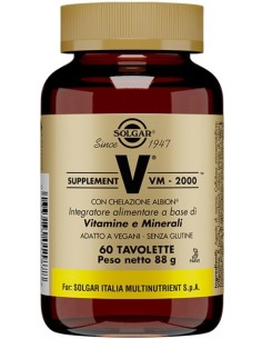 Solgar Supplement Vm 2000 60 Tavolette