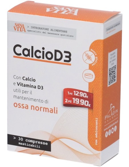 Sanavita Calcio D3 30 Compresse
