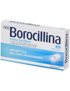 Neoborocillina 20 Pastiglie Senza Zucchero