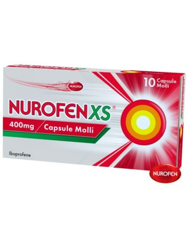 NurofenXS 400mg 10 Capsule Molli