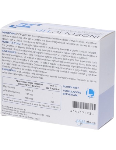 Inofolic HP 20 Bustine