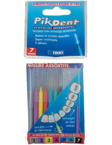 Pikdent Scovolini Interdentali Assortiti 7 Pezzi