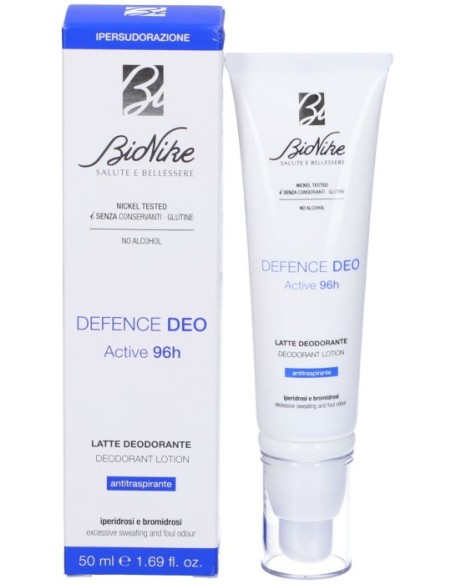 BioNike Defence Deo Active 96H Latte Deodorante 50ml
