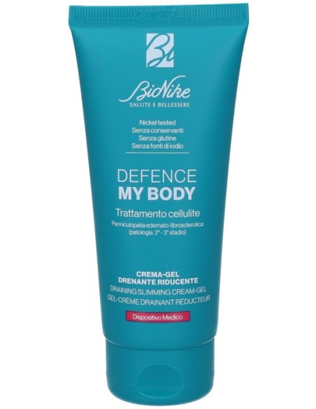 Bionike Defence My Body Trattamento Cellulite Crema- Gel Drenante Riducente 75ml