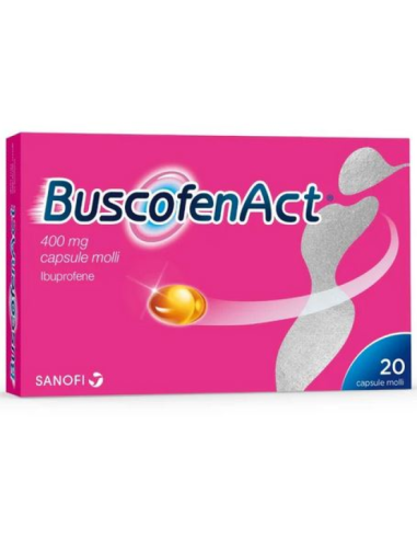 BuscofenAct 400mg 20 Capsule Molli