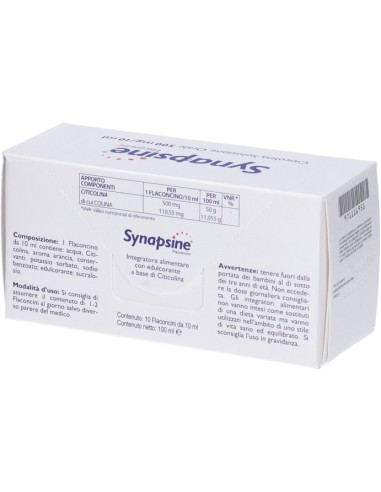 Synapsine 500mg 10 Flaconcini