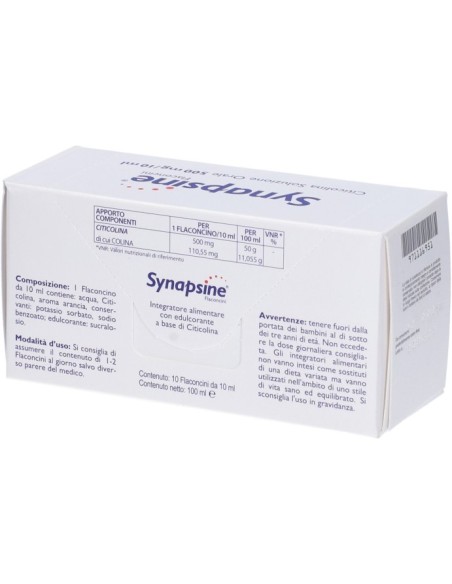Synapsine 500mg 10 Flaconcini