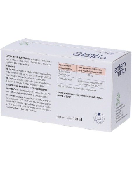 Entero Mirto 10 Flaconcini