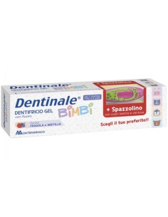 Dentinale Dentifricio Gel Bimbi + Spazzolino 0-6 Anni