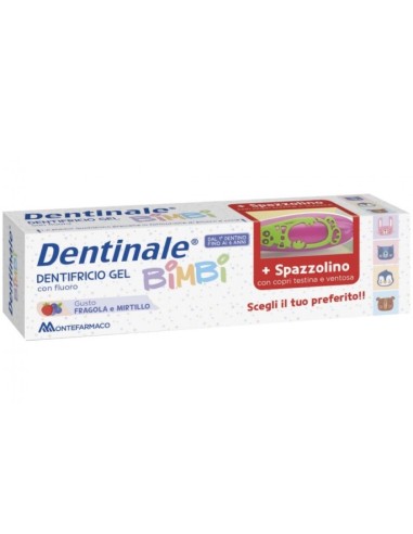 Dentinale Dentifricio Gel Bimbi + Spazzolino...