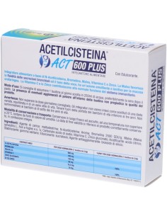 Acetilcisteina ACT 600 12 Bustine Effervescenti 2