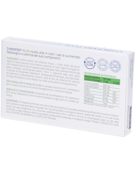 Chirofert Plus 20 Compresse Tristrato