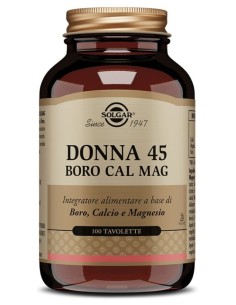 Solgar Donna 45 Boro Cal Mag 100 Tavolette