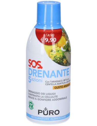 Puro Drenante 5 Azioni con Baobab Gusto Ananas...