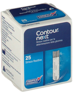 Contour Next 25 Strisce Reattive Glicemia