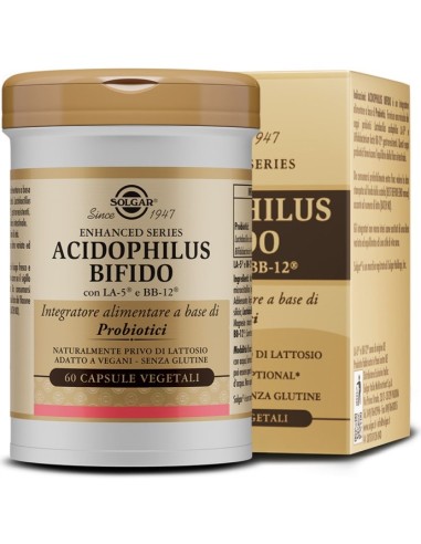Solgar Acidophilus Bifido 60 Capsule Vegetali