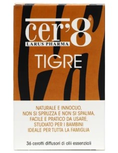 Cer'8 Tigre Cuscinetto Adesivo 36 Pezzi