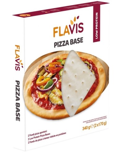 Flavis Pizza Base 2 Fondi Pizza Aproteici da 170g