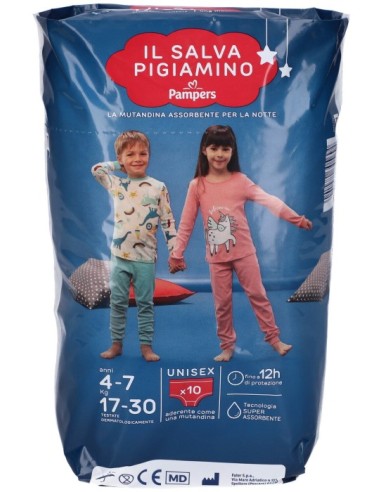 Pampers Il Salva Pigiamino 10 Mutandine...
