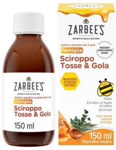 Zarbee's Sciroppo Tosse e Gola 150ml