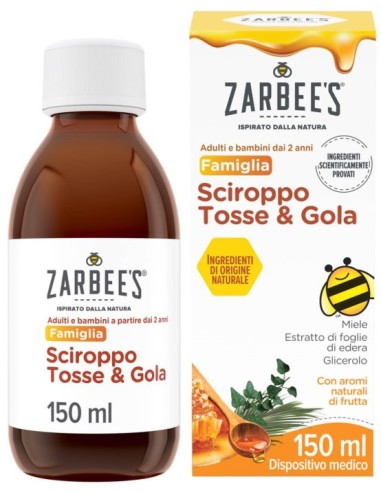 Zarbee's Sciroppo Tosse e Gola 150ml