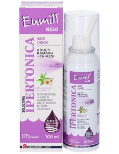 Eumill Naso Soluzione Ipertonica Naso Chiuso 100ml