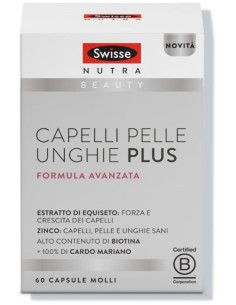 Swisse Capelli Pelle Unghie Plus Integratore 60 Capsule...