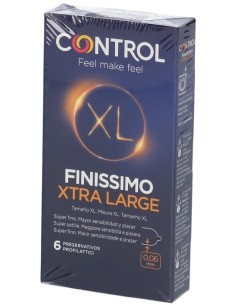 Control XL Finissimo Xtra Large 6 Preservativi