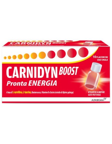 Carnidyn Boost Pronta Energia 10 Flaconcini