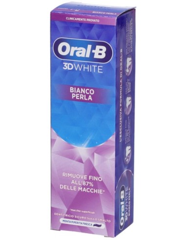 Oral-B 3D White Bianco Perla Dentifricio 75ml