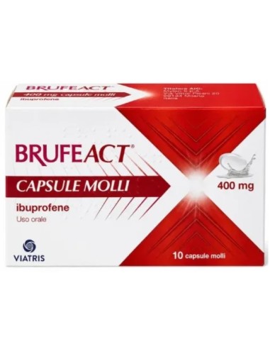 Brufeact 10 Capsule Molli 400mg