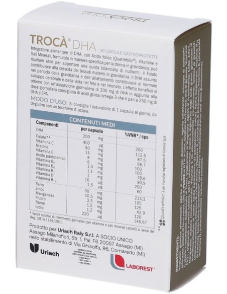 Trocà DHA 30 Capsule