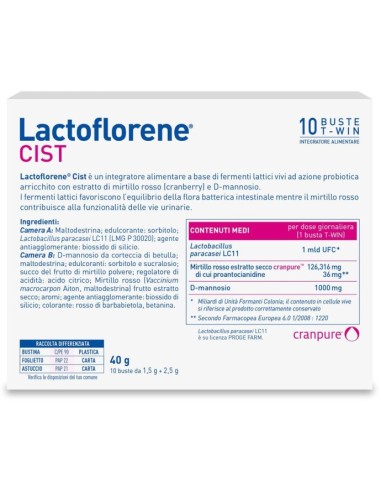 Lactoflorene Cist 10 Buste