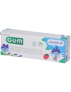 Gum Junior Dentifricio 6+ Anni Gusto Fragola 50ml