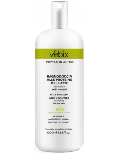 VEBIX PHYTAMIN ACTIVE BAGNODOCCIA PROTEINE LATTE 1000 ML
