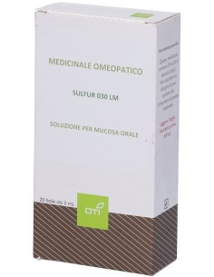 Sulfur 030 LM Potenziata Liquida 20 fiale 2ml