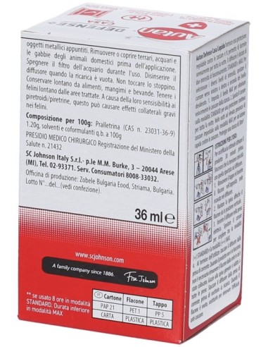 Autan Defense Casa Liquido Ricarica 36ml